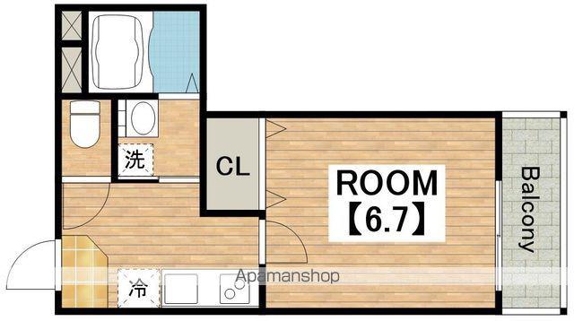 フジパレスあびこ駅東5番館(1K/1階)の間取り写真