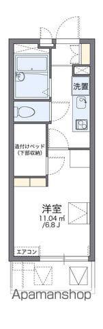 レオパレスSUGANOYA(1K/2階)の間取り写真