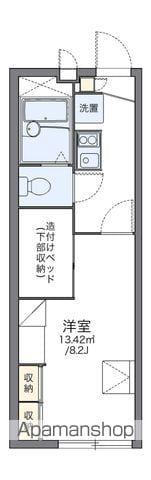 レオパレスMINEⅡ(1K/1階)の間取り写真