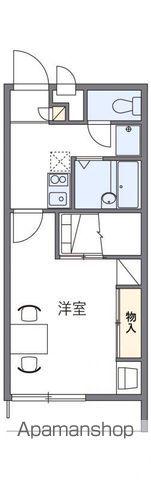 レオパレスHABITACION HAYASHI(1K/2階)の間取り写真