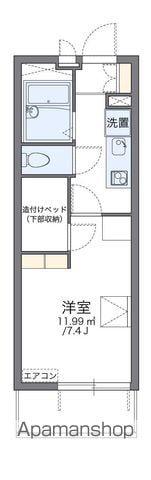 レオパレスSHIBATAⅢ(1K/1階)の間取り写真