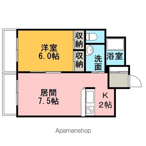 フェニックス36(1LDK/4階)の間取り写真