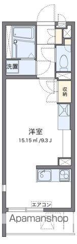 レオネクストスア(ワンルーム/1階)の間取り写真