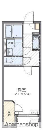 レオネクストラフテル(1K/1階)の間取り写真