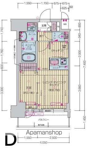プレサンス桜山駅前アフォード(1LDK/9階)の間取り写真