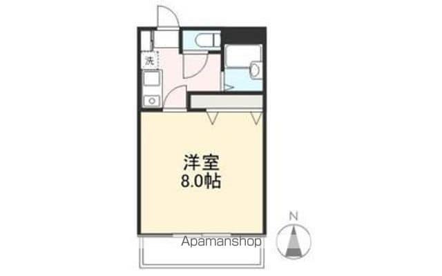 ローテンブルグⅣ(1K/2階)の間取り写真