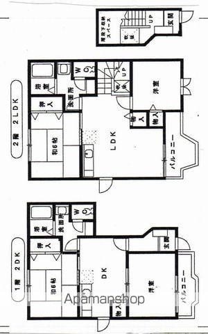 アルモニーB(2DK/1階)の間取り写真