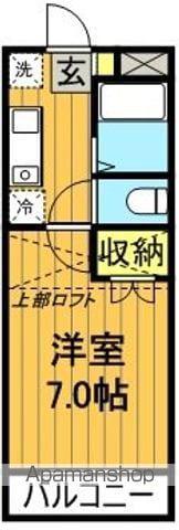 リッチランド郡山(1K/1階)の間取り写真