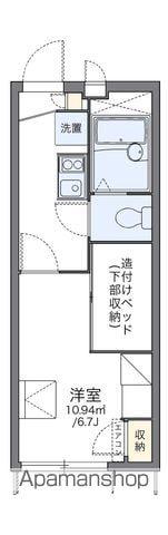 レオパレスウィステリアⅡ(1K/1階)の間取り写真