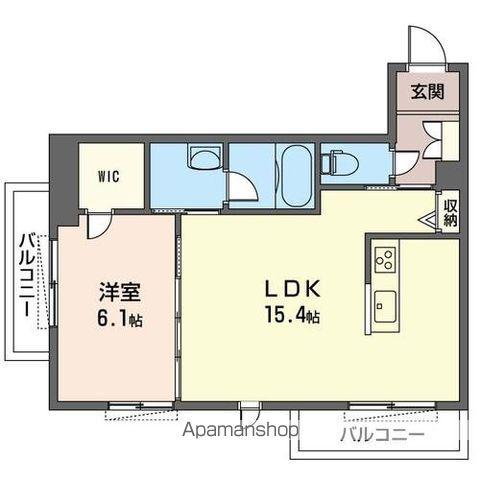 セレナヴィラ(1LDK/3階)の間取り写真