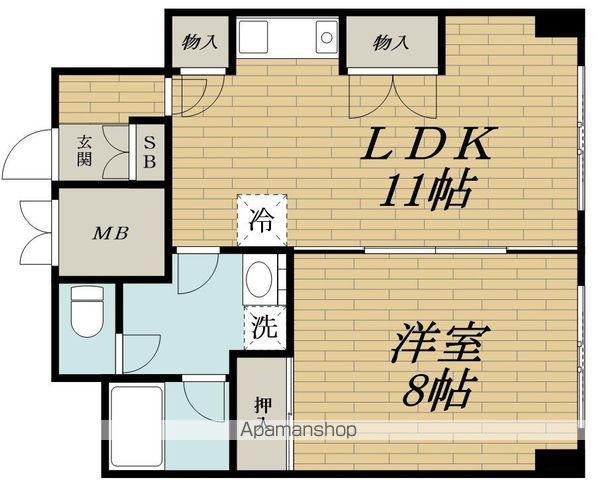 グランヴィ新大阪(1LDK/9階)の間取り写真