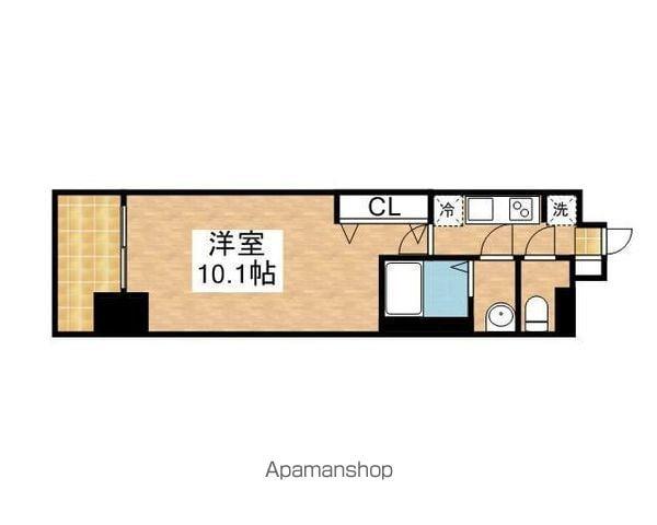 プレサンス丸の内フォート(1K/3階)の間取り写真