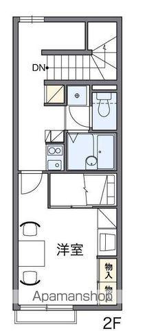 レオパレス花(1K/2階)の間取り写真