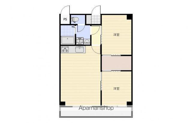 グランプレミア塩上(2SLDK/2階)の間取り写真
