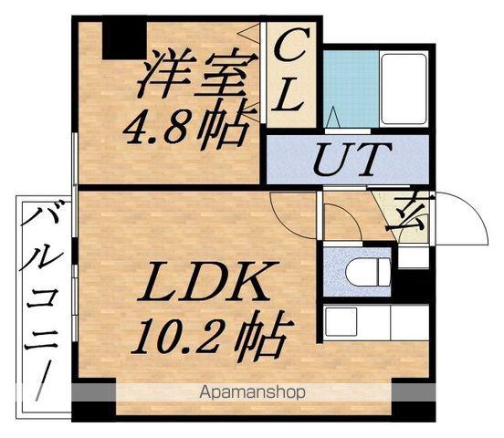 SーFORT札幌北5条(1LDK/8階)の間取り写真