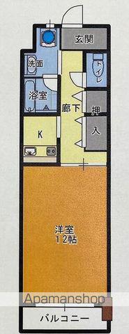 グランドパレスNS-6(1K/1階)の間取り写真