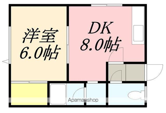 パレーシャルハッピー3(1LDK/2階)の間取り写真