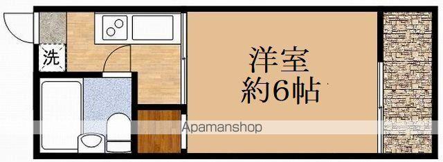 シティーハイムエマーシュ(1K/1階)の間取り写真