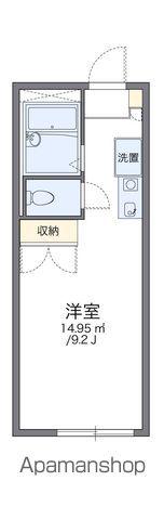レオパレスハピネス昭和(1K/1階)の間取り写真