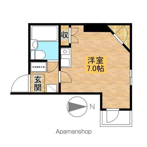共立リライアンス上野町Ⅰ(ワンルーム/3階)の間取り写真