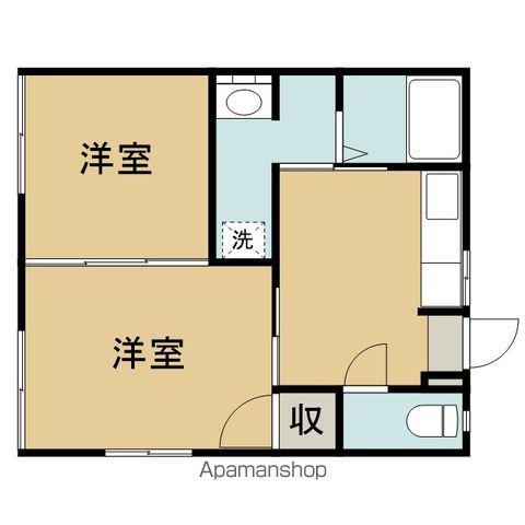 アネックス88(2K/1階)の間取り写真