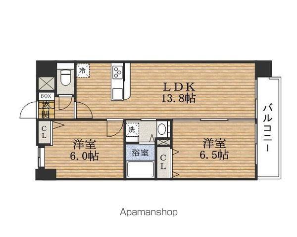 FDS GRANTS エフディエスグランツ(2LDK/7階)の間取り写真