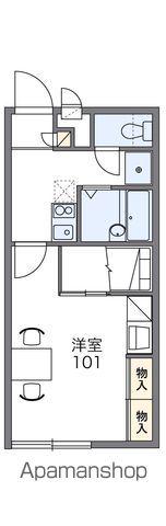 レオパレスヴェルデ(1K/2階)の間取り写真