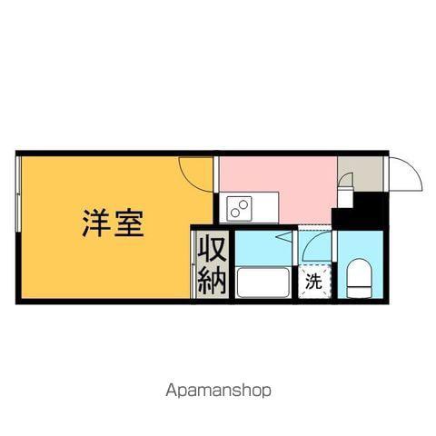 レオパレスピュアⅢ(1K/1階)の間取り写真