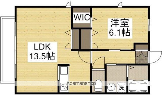 ディアコートⅠ(1LDK/1階)の間取り写真