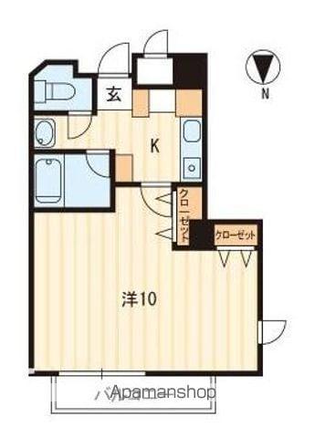 ソレアード古新町(1K/7階)の間取り写真