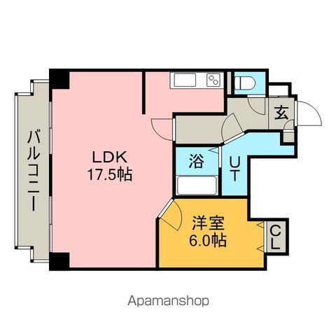ヴァージェ共応(1SLDK/6階)の間取り写真