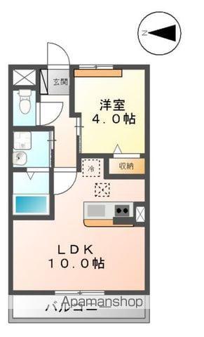 ボヌール.I Ⅰ(1LDK/1階)の間取り写真