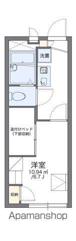 レオパレスラビス山王谷Ⅱ(1K/2階)の間取り写真