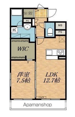 グランデ コスモ(1LDK/5階)の間取り写真