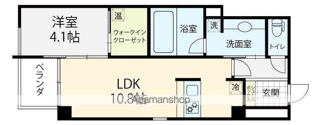 ファースト・レーベン高岡町(1LDK/3階)の間取り写真