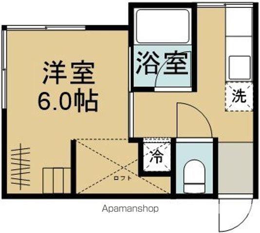 越後線 内野駅 徒歩11分 2階建 築38年(1K/2階)の間取り写真