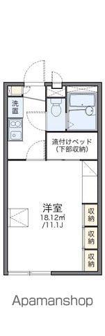 レオパレスJステージⅠ(1K/1階)の間取り写真