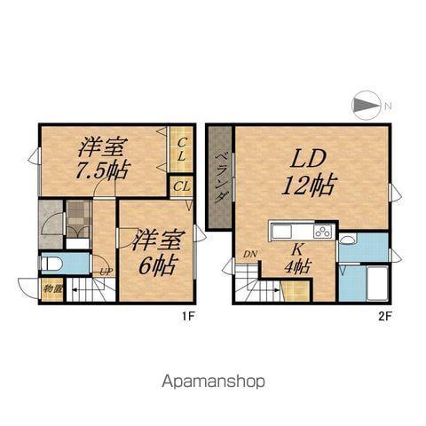LA LUNE166(2LDK)の間取り写真
