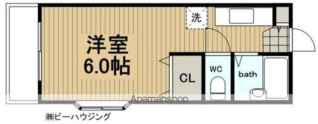 メゾンイグレグ(ワンルーム/2階)の間取り写真