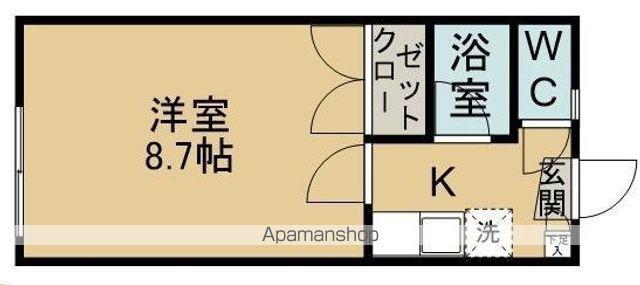 フロムUハイツ(1K/1階)の間取り写真