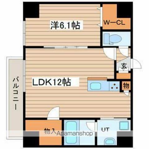 LUCY HOUSE Ⅱ(1LDK/2階)の間取り写真