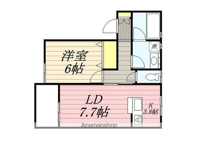 アーバニズム98(1LDK/1階)の間取り写真