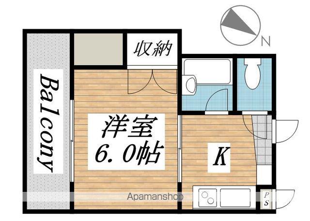 PLイースト光町(1K/2階)の間取り写真