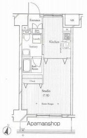 フィットエル仙台一番町(1K/10階)の間取り写真