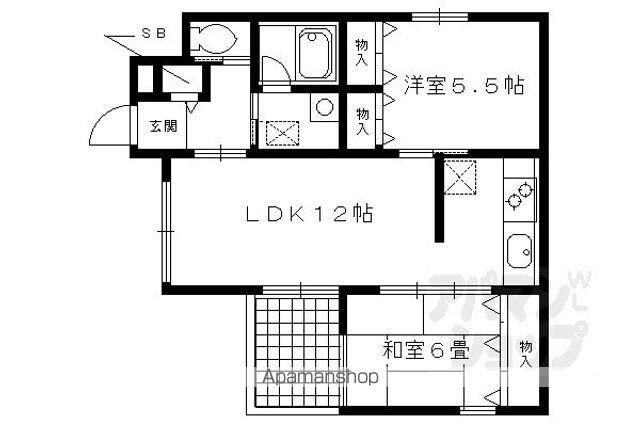 FOUR SEASONS COURT(2LDK/2階)の間取り写真