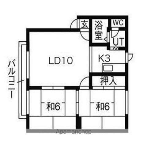 パナハイツ31(2LDK/2階)の間取り写真