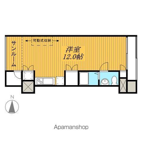 APERTO千葉(ワンルーム/4階)の間取り写真