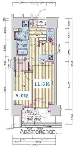 プレサンス丸の内サージュ(1LDK/14階)の間取り写真
