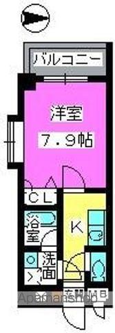 サン・アネックス(1K/3階)の間取り写真