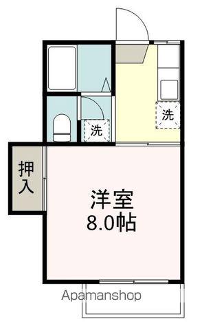 コーポ藤(1K/2階)の間取り写真